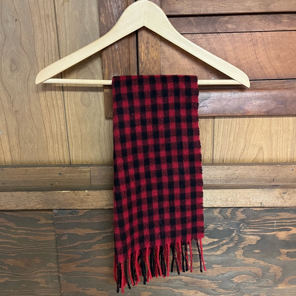 Red Checkered Scarf